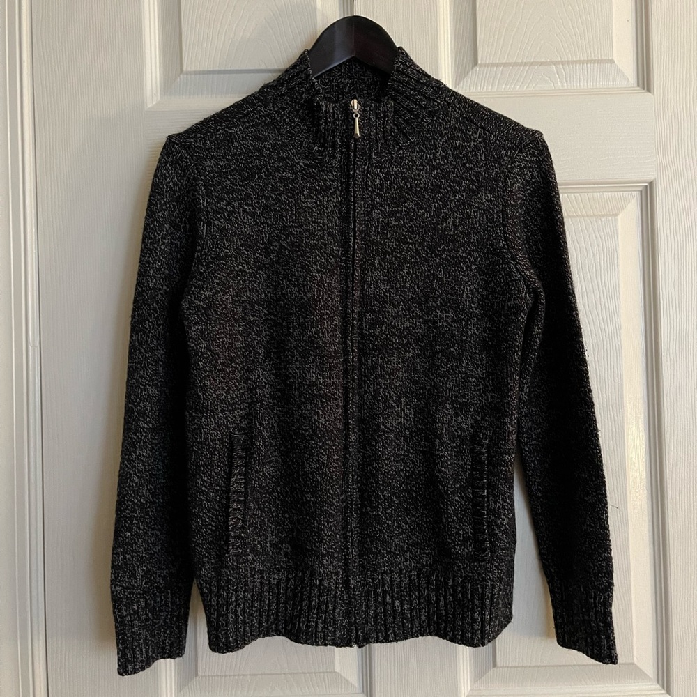 Karen Scott zipper sweater